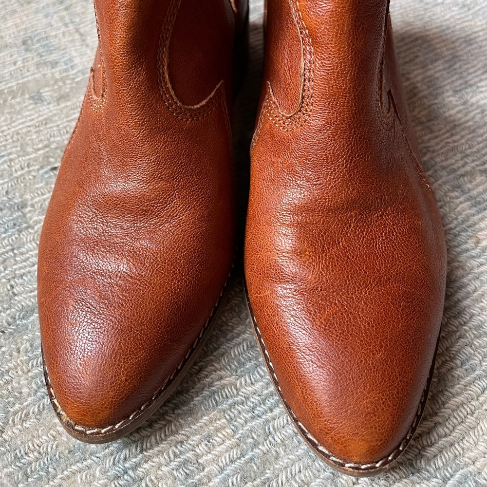 Lucky Brand Leather Ankle Boots, 7 - Picture 6 of 9
